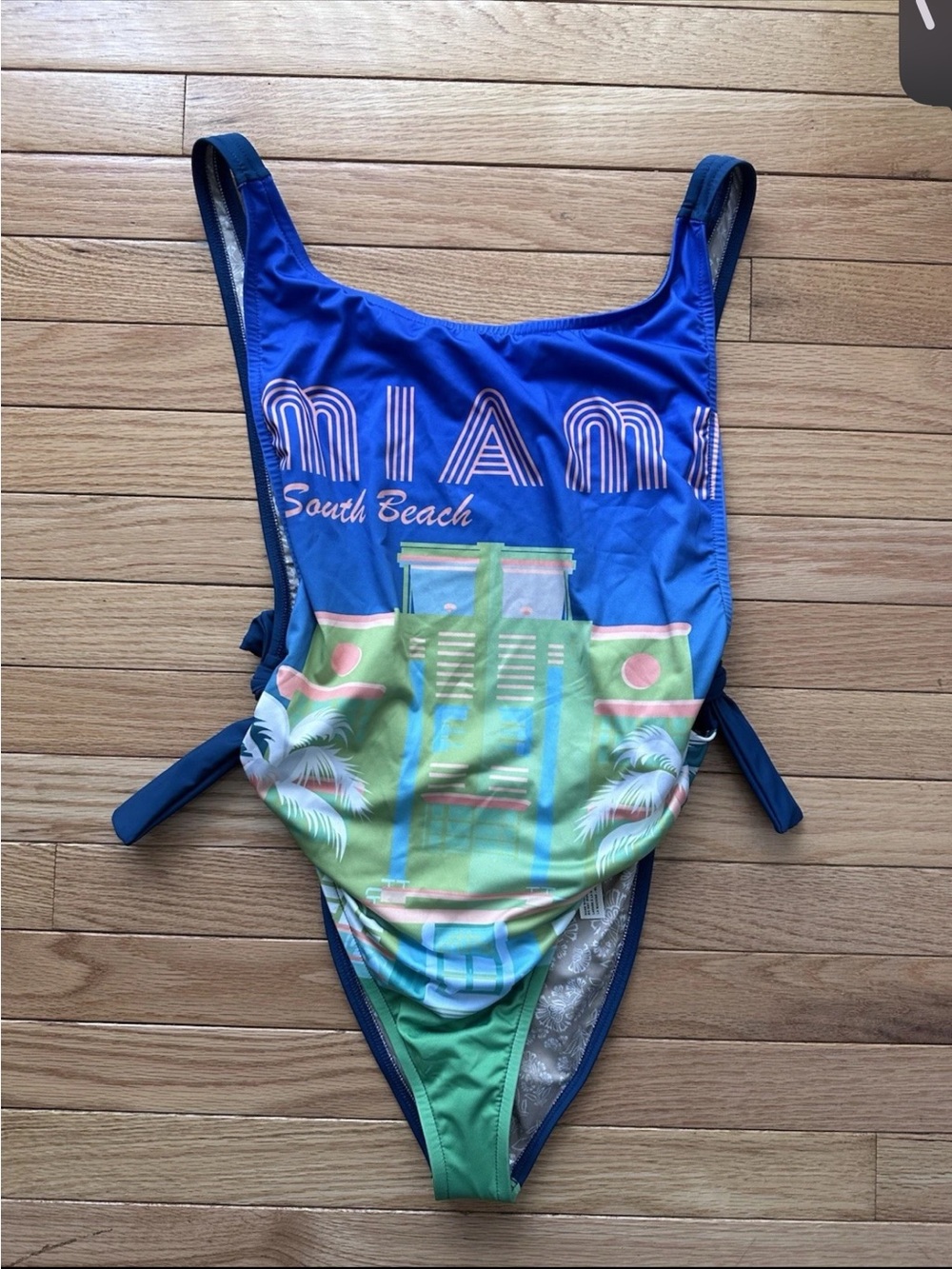 Free People Beach free-est The Pamela One-Piece Swimsuit Size XL Miami Beach